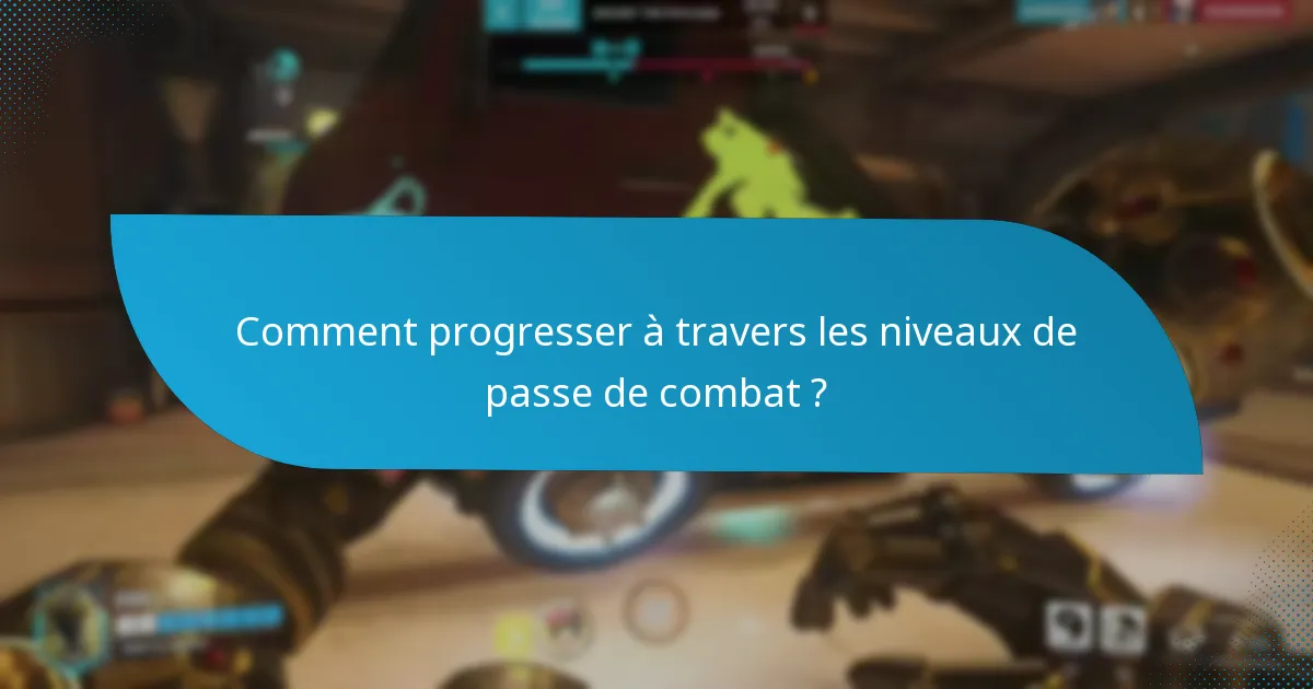 Quelles récompenses puis-je gagner dans chaque niveau de passe de combat ?