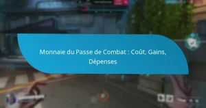 Monnaie du Passe de Combat : Coût, Gains, Dépenses