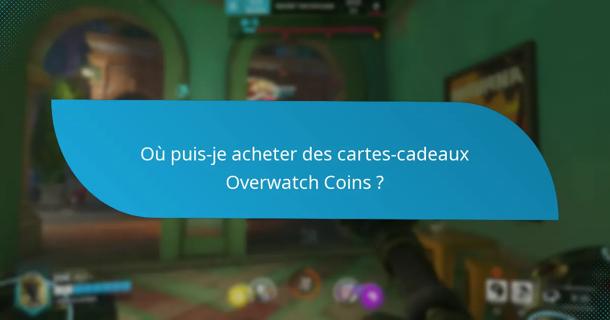 Comment les cartes-cadeaux Overwatch Coins se comparent-elles à d’autres méthodes d’achat ?