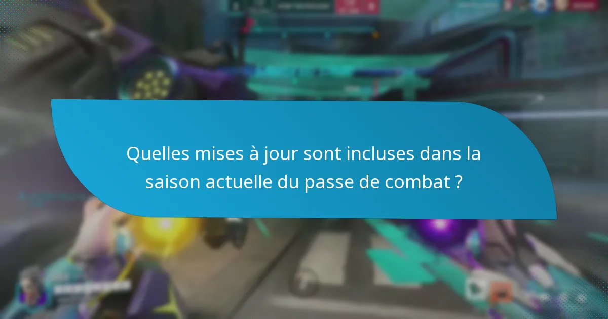 Quelles récompenses les joueurs peuvent-ils gagner pendant la saison du passe de combat ?