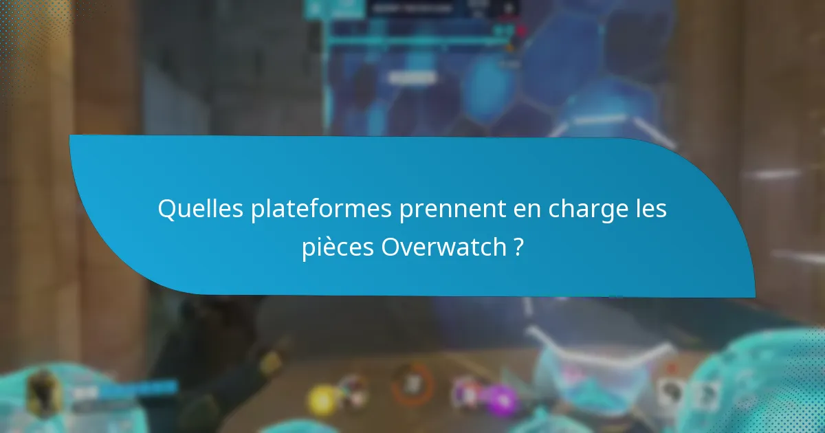 Comment les joueurs peuvent-ils acheter des pièces Overwatch ?