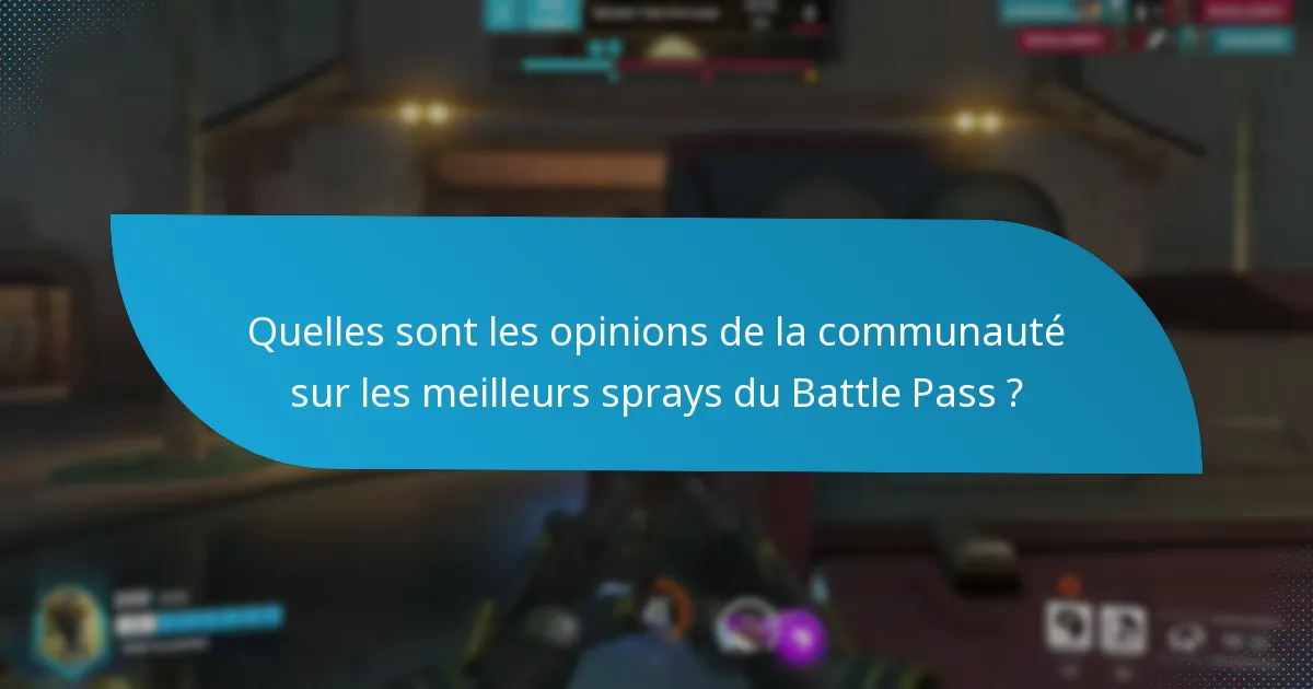 Comment les sprays du Battle Pass s'intègrent-ils dans la progression globale du jeu ?