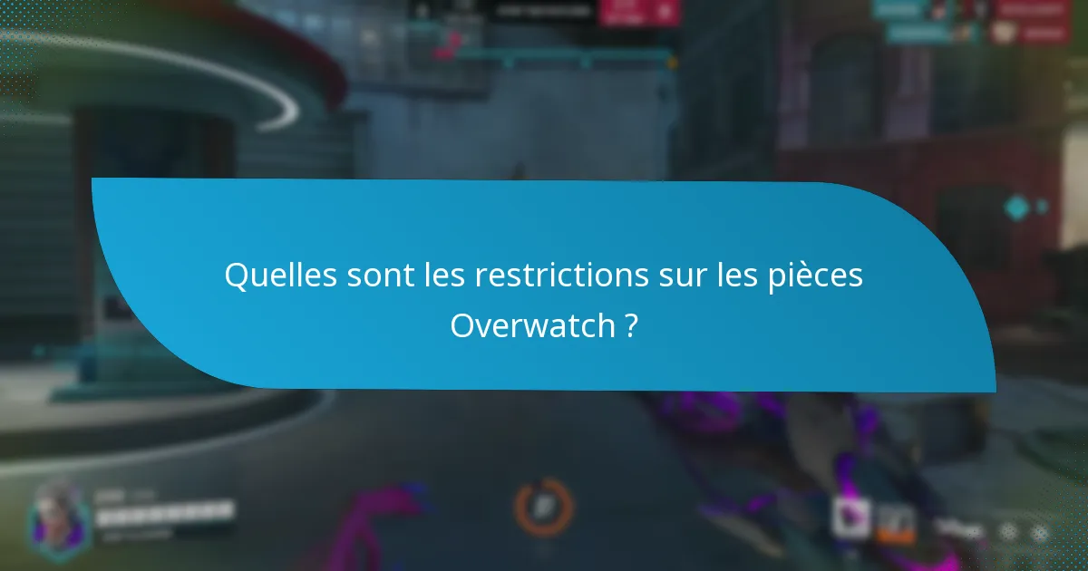 Comment les pièces Overwatch se comparent-elles à d’autres monnaies dans le jeu ?
