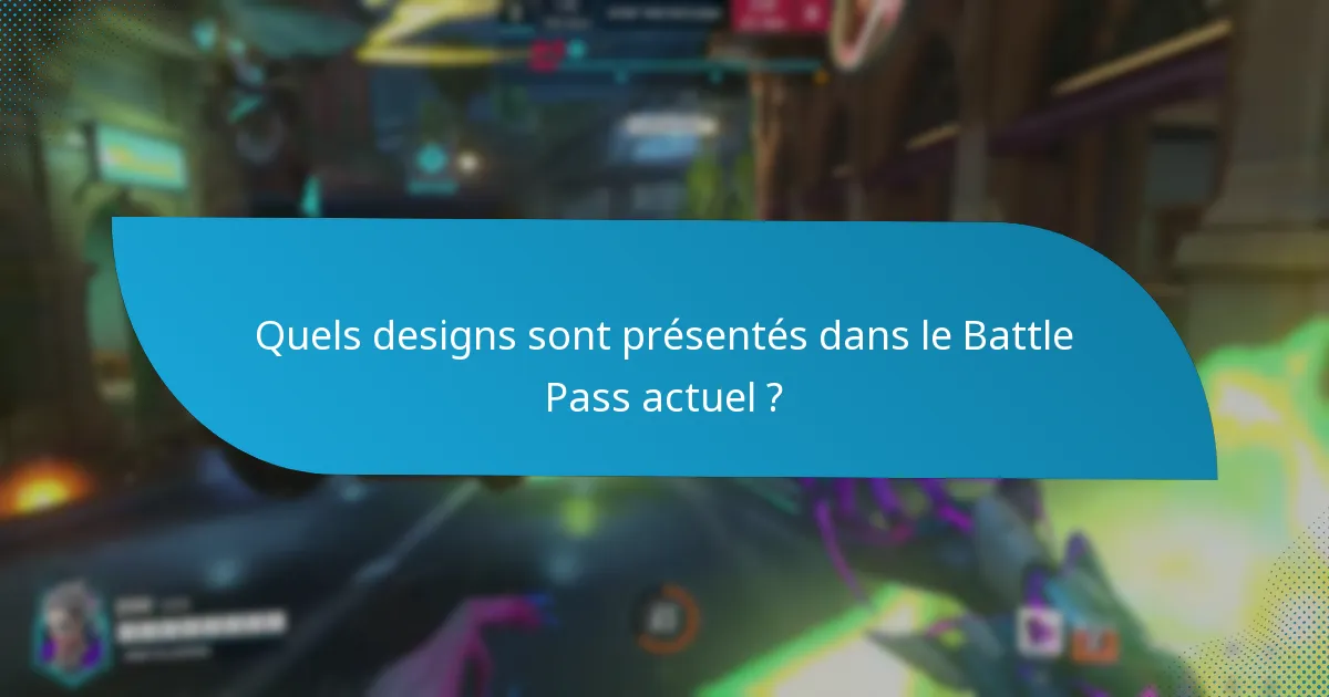 Quels thèmes sont représentés dans les skins du Battle Pass ?