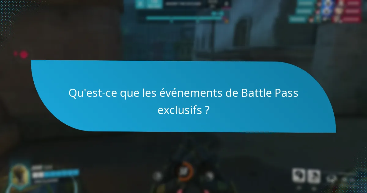 Comment les événements de Battle Pass se comparent-ils ?